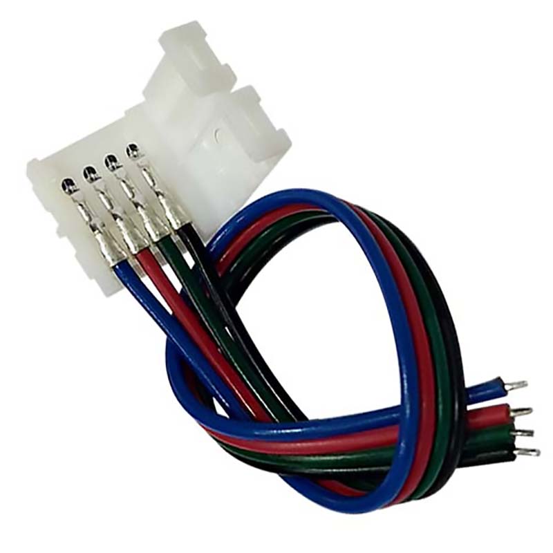 Set de 4 Tiras LED 5V USB interconectadas para coche RGB conexion